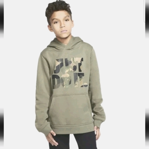 Nike Boys' Sportswear Camo Hoodie XL - Picture 1 of 9